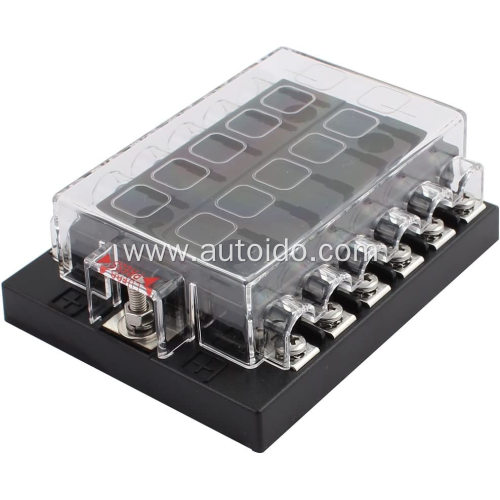 12 Way Terminals Circuit ATC Blade Fuse Box